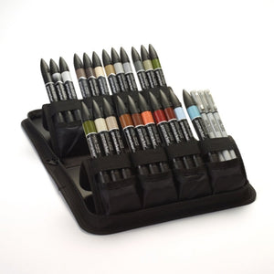 Winsor & Newton W&N Promarker Mixed Marker Wallet 24 Set SG Education