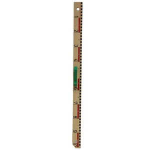 Wissner Wissner Board Wood Ruler 100cm Magnetic SG Education