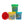 World of Colour ART-MODELLING & MOULDING World of Colour Play Dough With Mould Lid 4x140g Pots SG Education