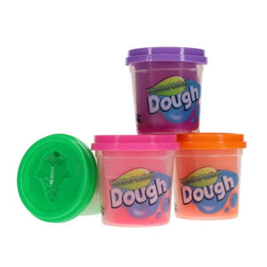 World of Colour ART-MODELLING & MOULDING World of Colour Play Dough With Mould Lid 4x140g Pots SG Education