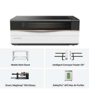 xTools xTool P3 80W CO2 Laser Cutter All-In-One Bundle SG Education