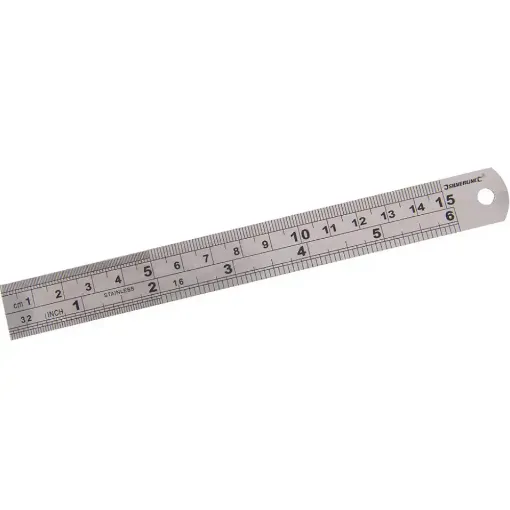 12 Inch / 30 cm Assorted Color Aluminum Ruler in Inch and CM Scale with  Hanging Hole