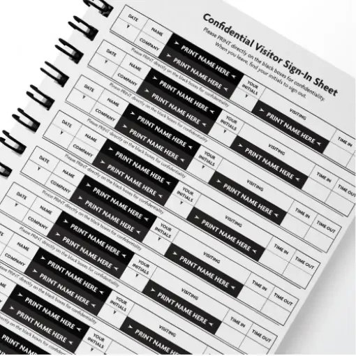 Picture of Ogham GDPR Visitors Sign-In Book