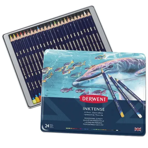 Picture of Derwent Inktense Pencil 24 Set