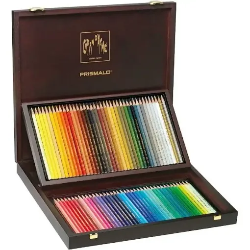 Picture of Caran d'Ache Prismalo Watercolour Pencils 80 Wooden Case Set