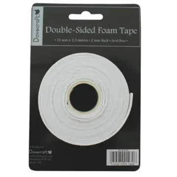 Double Sided Adhesive Foam Pads 5mm x 5mm Sticky Fixers Art