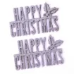 Picture of Simply Creative Silver Glittered Happy Christmas