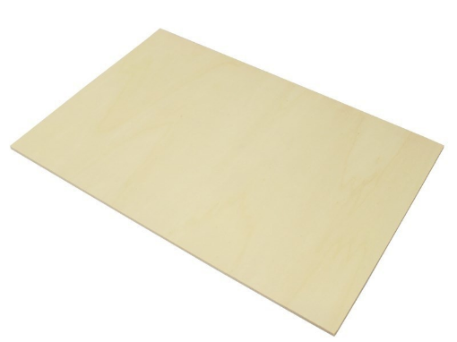 Picture of 3mm Poplar Laser Plywood 400mm x 300mm Sheet