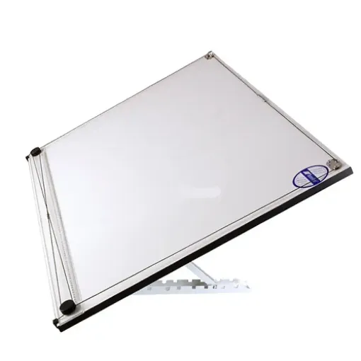 Picture of Drawing Board A2 with Parallel Ruler and Frame