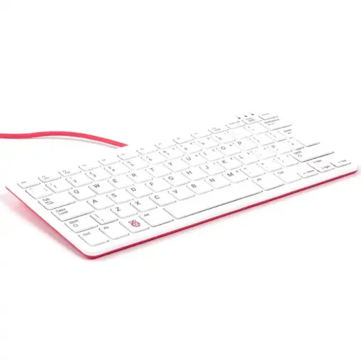 Picture of Raspberry Pi Official Keyboard Red & White