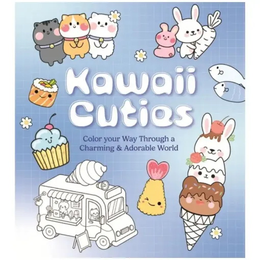 Picture of Kawaii Cuties Colouring Book