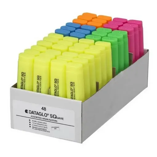 Picture of Dataglo SQ Highlighter Pack of 48