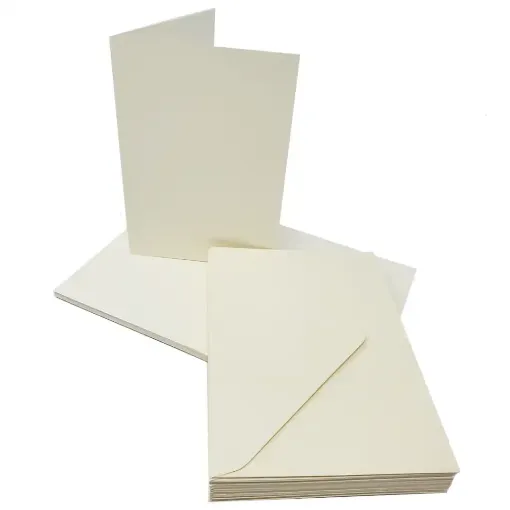 Picture of Icon Ivory Cards & Envelopes 6"x6" Pack of 50