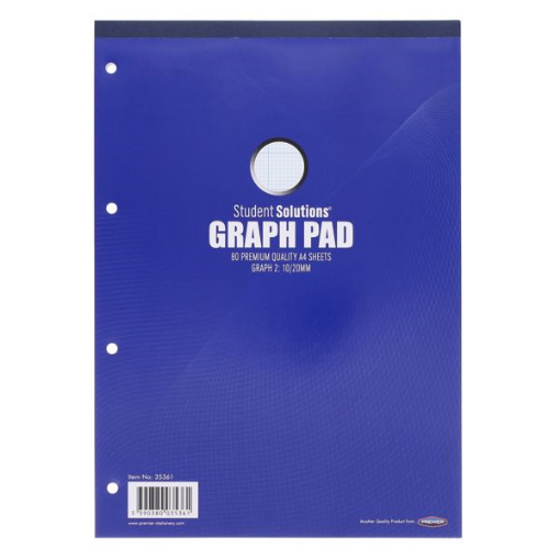 Picture of Student Solutions A4 80 Sheets Graph Pad