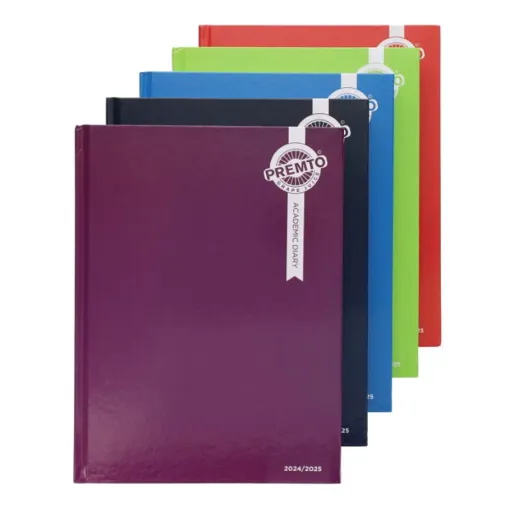 Picture of 24-25 Week To View Academic A4 Diary Assorted Col