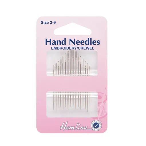 Picture of Hemline Hand Needles - Embroidery/Crewel 16 Pack