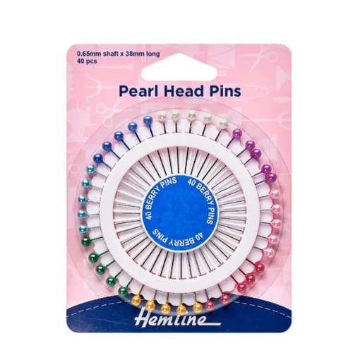 Picture of Hemline Plastic Head Pin Rosette 40 Pack