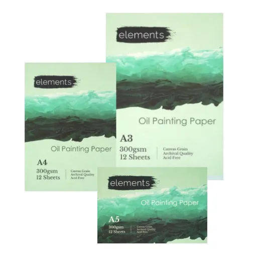 Picture of Elements Oil Painting Pad 300gsm 12 Sheets Range