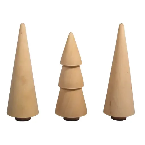 Picture of Rayher Wooden Trees 2.9cm - 3 Pack