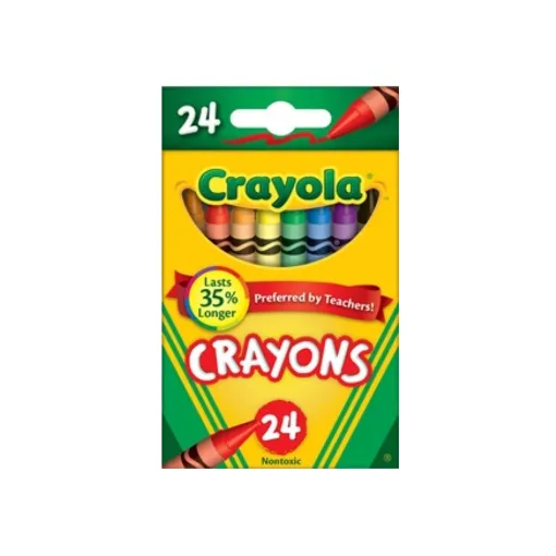 Picture of Crayola Assorted Crayons - 24 Pack