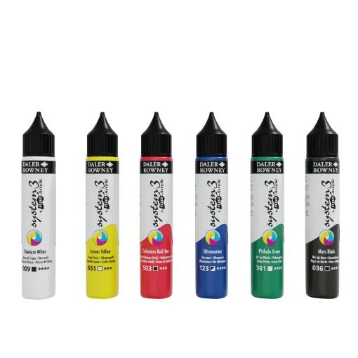 Picture of System 3 Acrylic Fluid Starter Set (6 x 29.5ml)