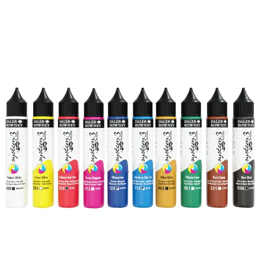 Picture of System 3 Acrylic Fluid Intro Set (10 x 29.5ml)