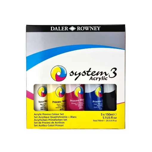 Picture of System 3 Acrylic Set 5 x 150ml