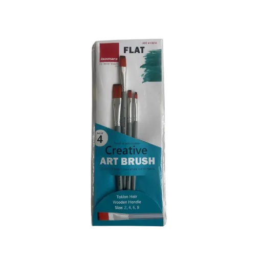 Picture of Isomars Acrylic Brush Flat 4 Set