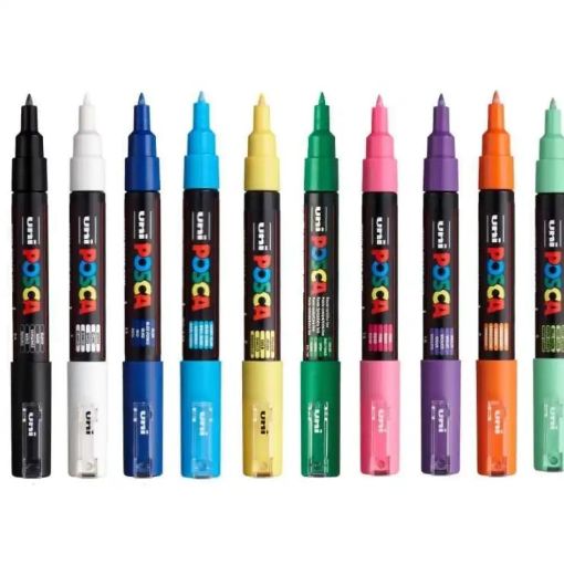 Picture of Posca PC-1M Extra Fine Bullet Markers Range