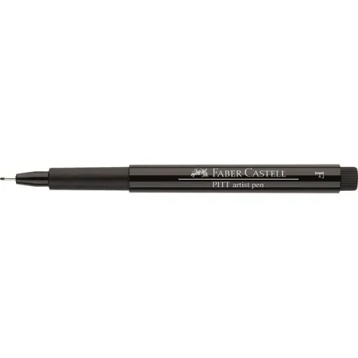 Picture of Faber Pitt Artist Pen, Fine, Black  Single